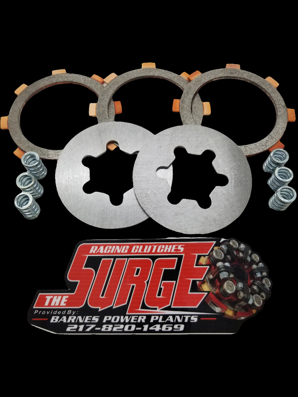 Surge Clutch Rebuild Kit -3 Disc - (Select Spring Color)